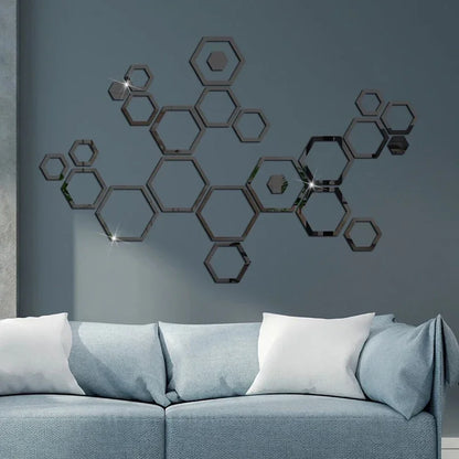 Hexagonal  Wall Sticker